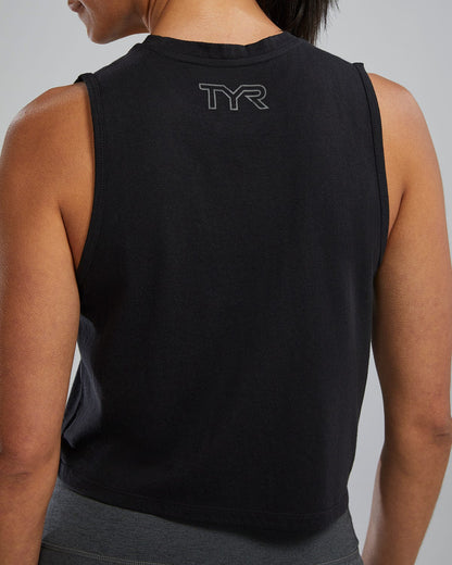 Women's Triblend Cropped Tank | TYR Featured