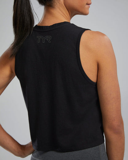 Women's Triblend Cropped Tank | TYR Featured