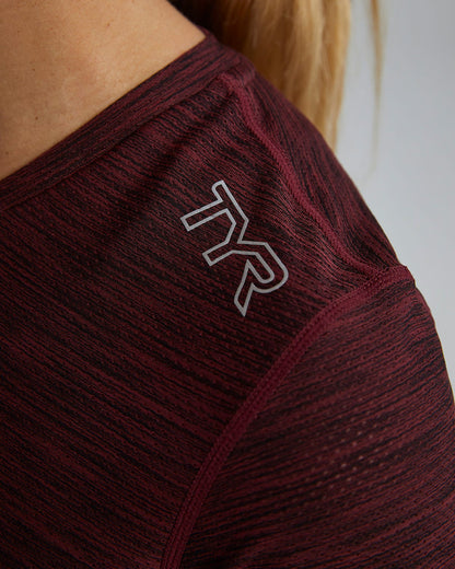 Airtec™ Women's Short Sleeve Tee - Solid | TYR Classic