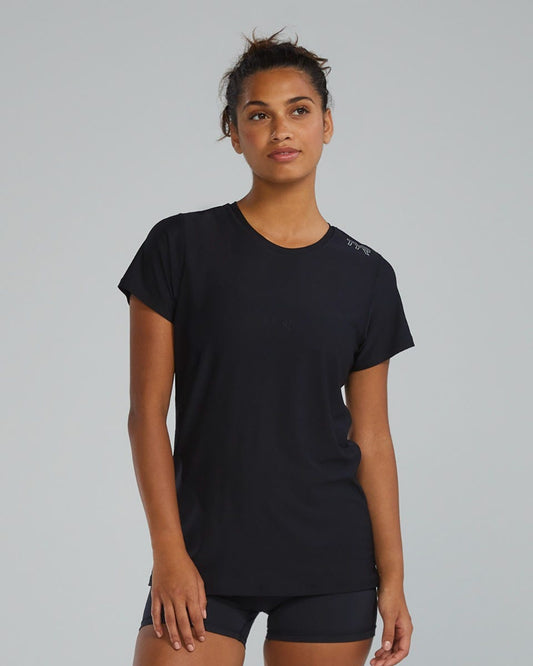 Airtec™ Women's Short Sleeve Tee - Solid | TYR Popular