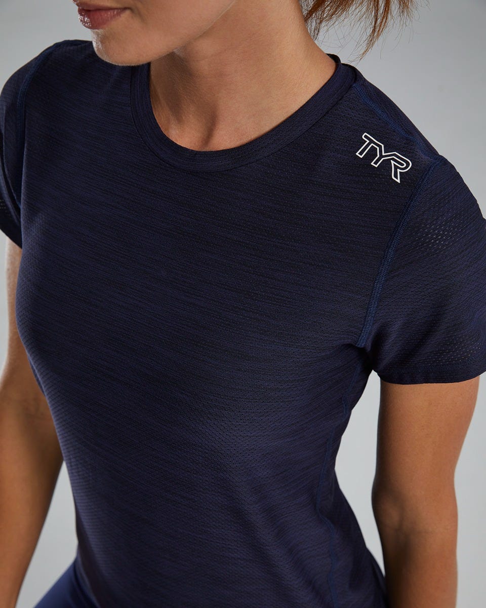 Airtec™ Women's Short Sleeve Tee - Solid | TYR Popular