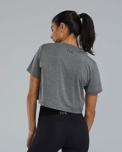 ClimaDry™ Women's Cropped Tech Tee | TYR Trending