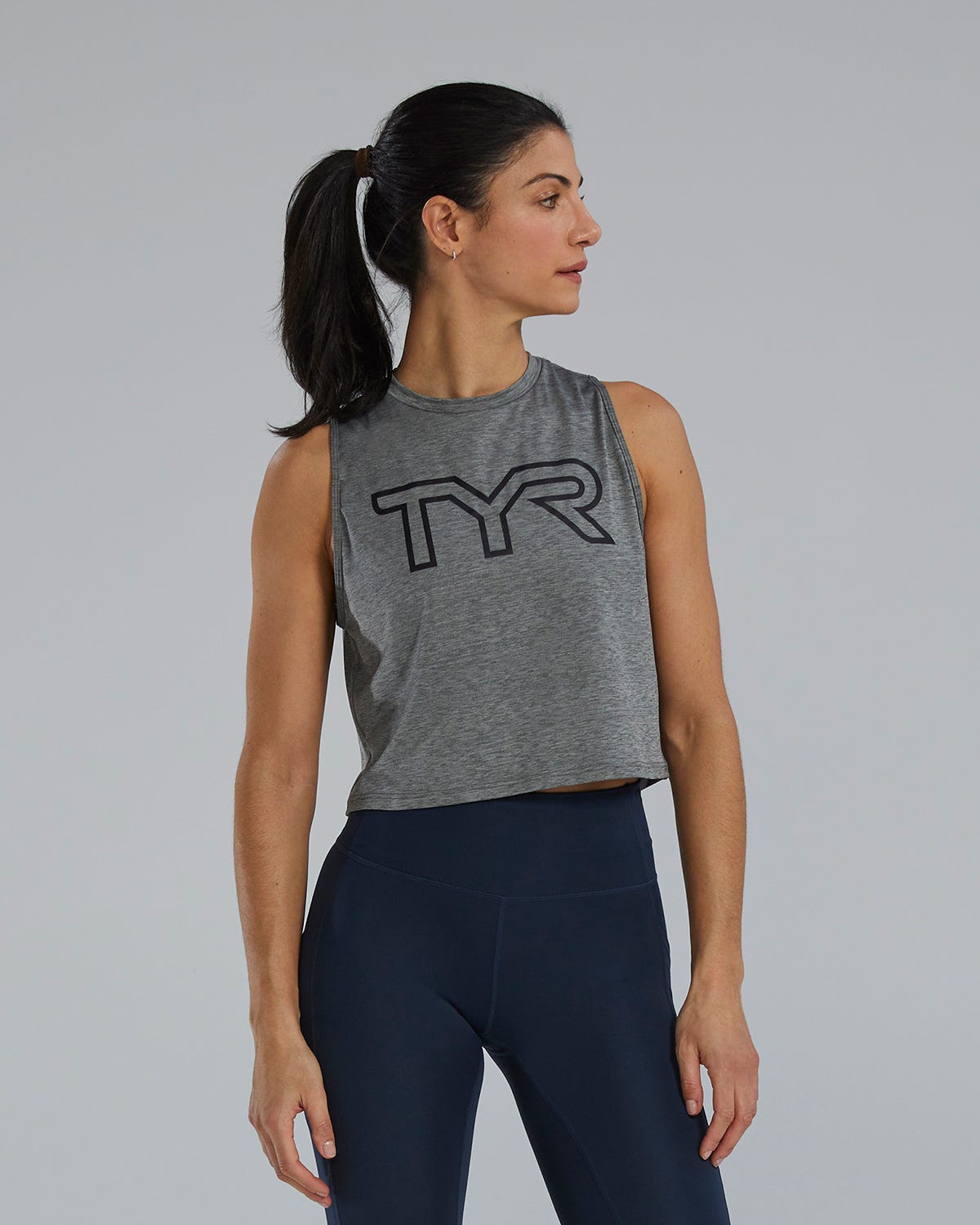 ClimaDry™ Women's Cropped Tech Tank - Solid / Heather | TYR Best Seller