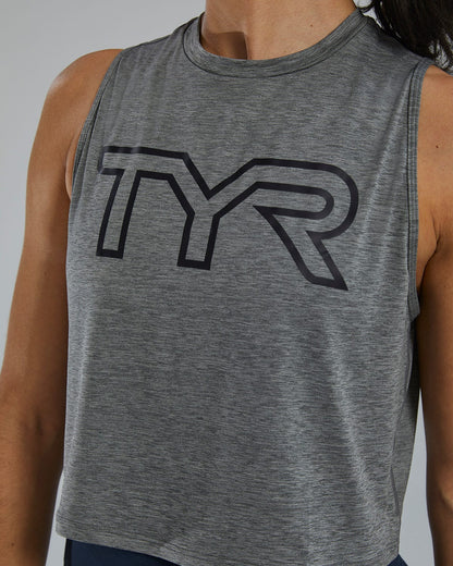 ClimaDry™ Women's Cropped Tech Tank - Solid / Heather | TYR Best Seller
