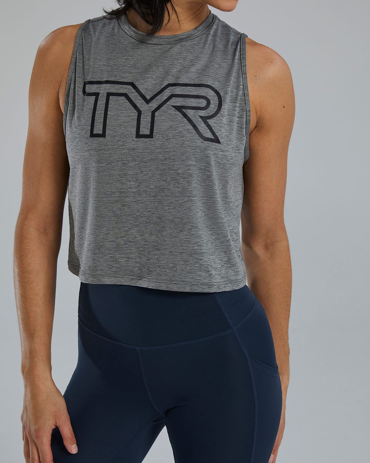 ClimaDry™ Women's Cropped Tech Tank - Solid / Heather | TYR Best Seller