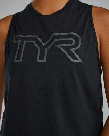 ClimaDry™ Women's Cropped Tech Tank - Solid / Heather | TYR Best Seller
