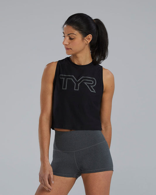Airtec™ Women's Cropped Tank | TYR Signature