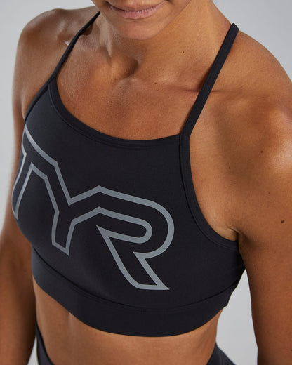 Joule Elite™ Women's High Neck Sports Bra - Solid | TYR Featured