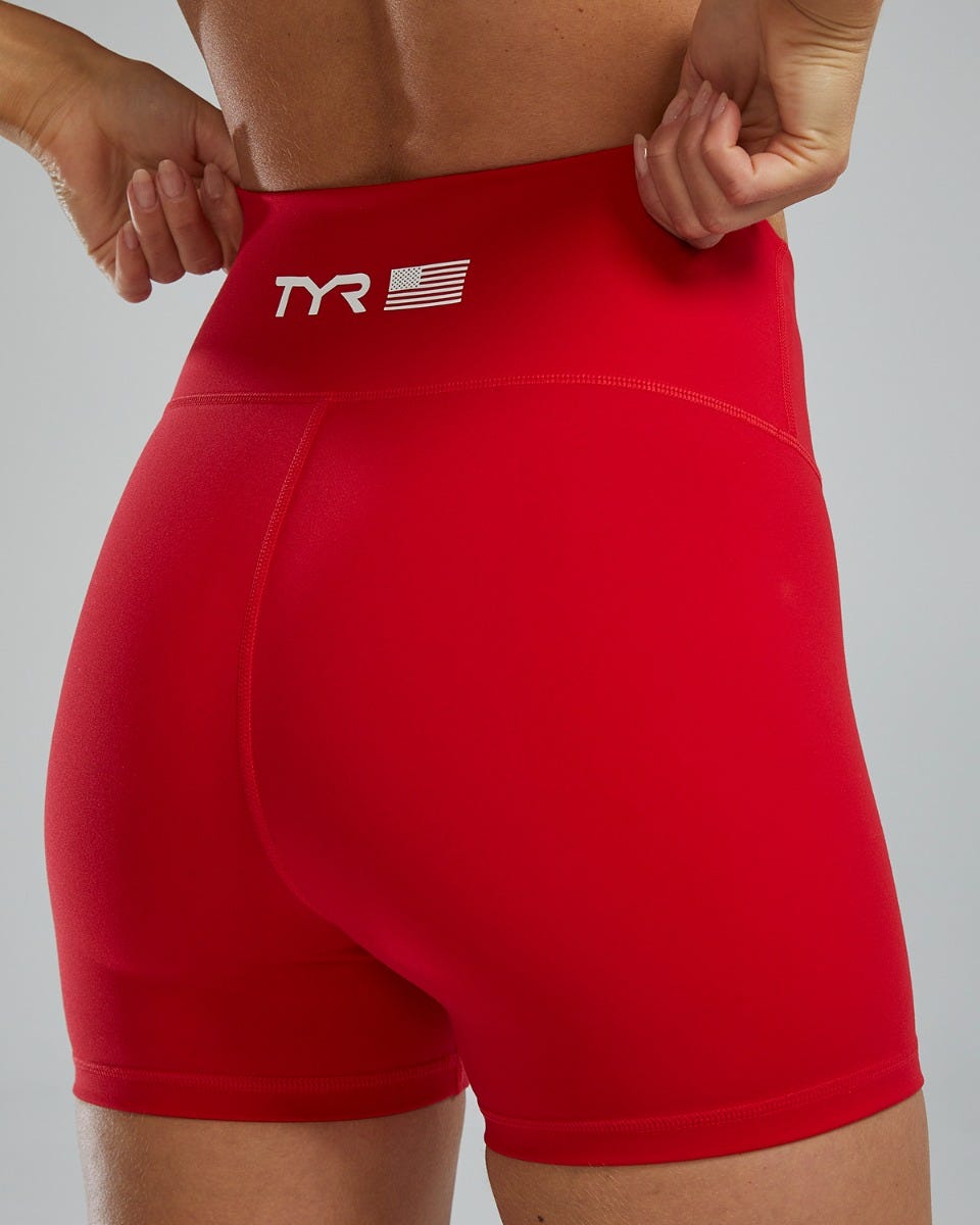 Joule Elite™ Women's High-Rise 3.25" Short - USA | TYR Recommended