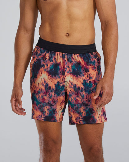 Orange/Tie Dye,S