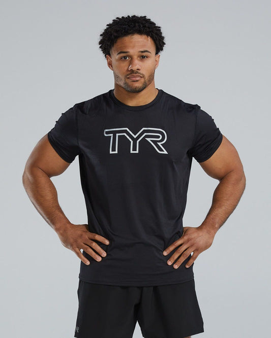Airtec™ Men's Big Logo Tee - Solid / Heather | TYR Featured