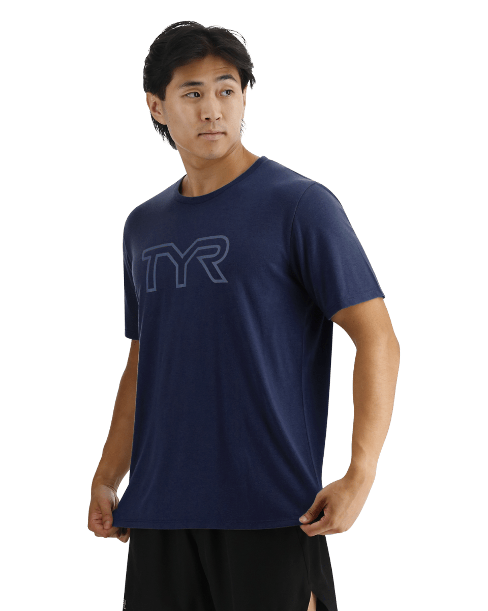 UltraSoft Men's Big Logo Tri-Blend Tech Tee | TYR Signature