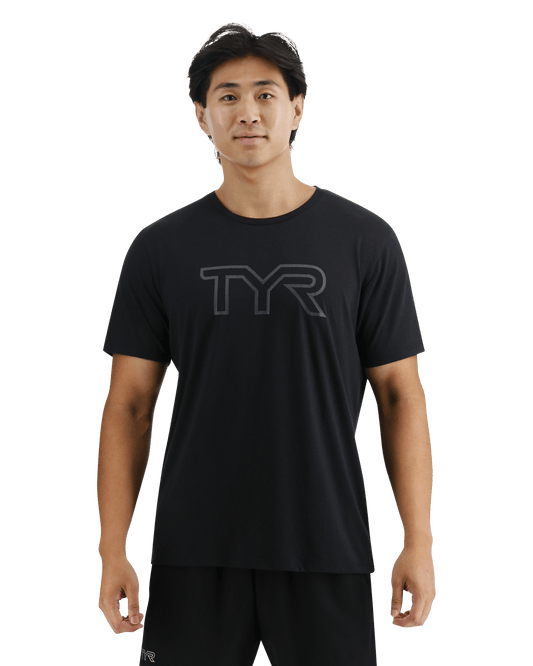 UltraSoft Men's Big Logo Tri-Blend Tech Tee | TYR Featured