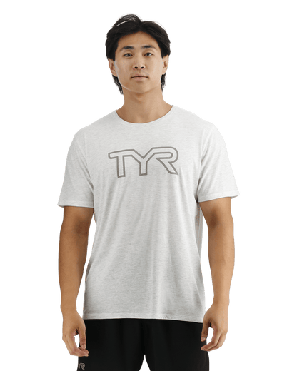 UltraSoft Men's Big Logo Tri-Blend Tech Tee | TYR Popular