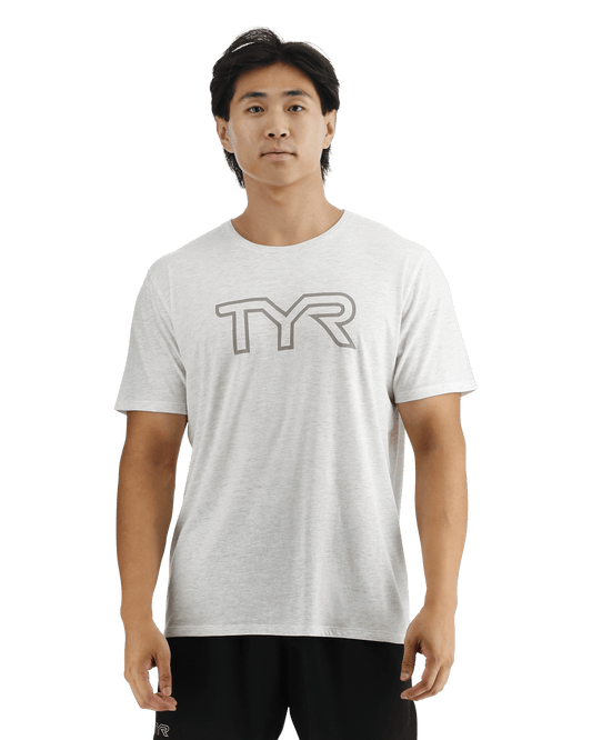 UltraSoft Men's Big Logo Tri-Blend Tech Tee | TYR Popular
