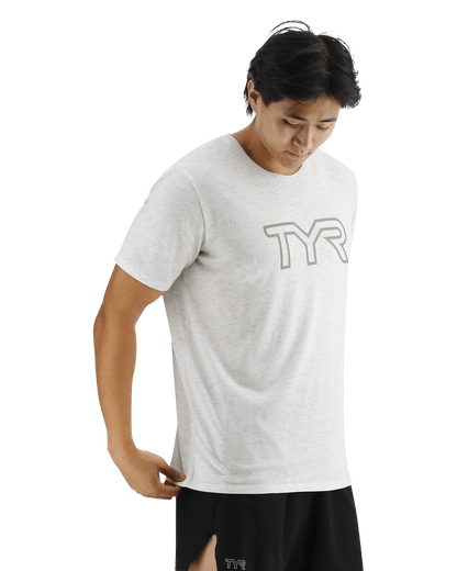 UltraSoft Men's Big Logo Tri-Blend Tech Tee | TYR Popular