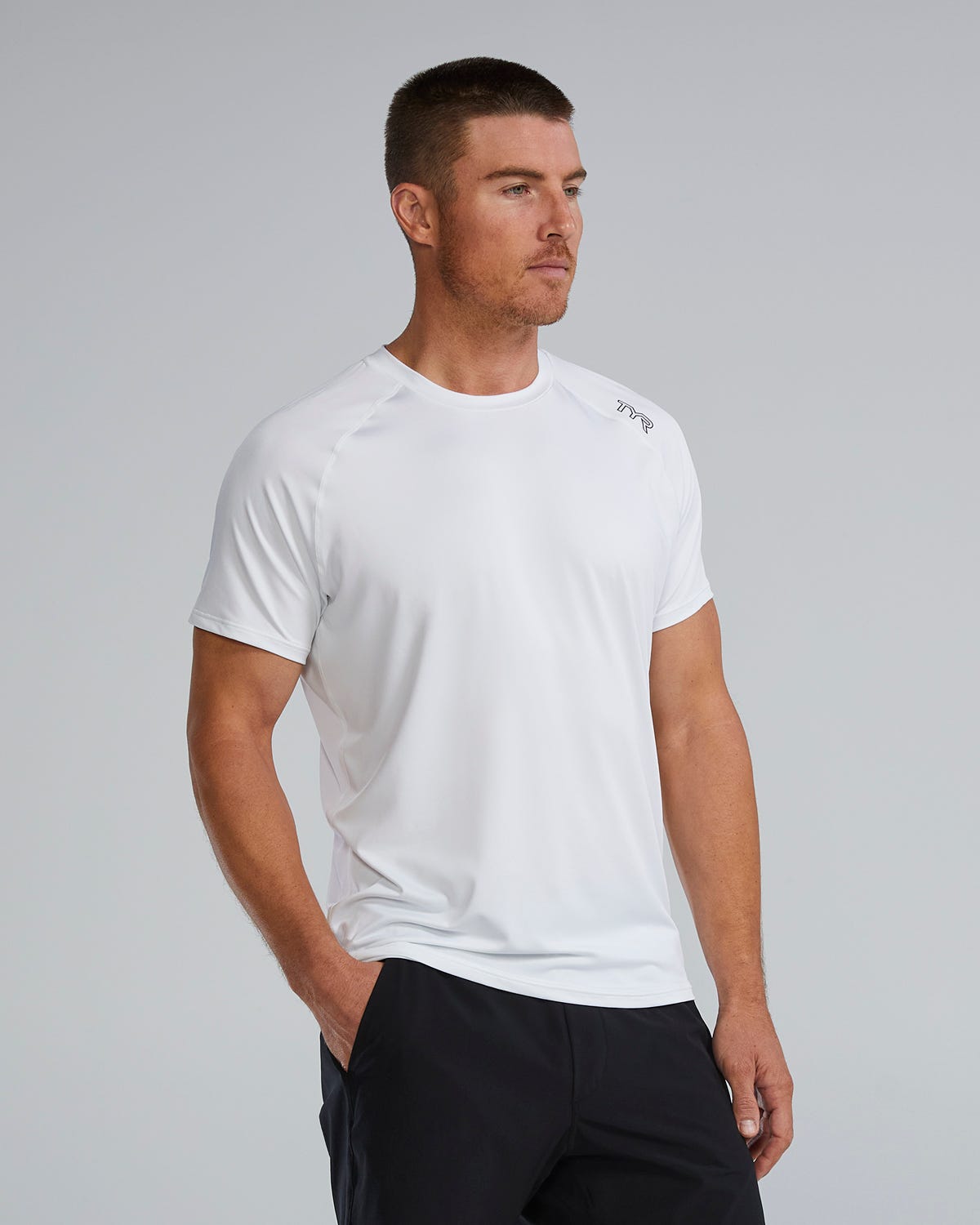 ClimaDry™ Men's Raglan Tech Tee - Solid / Heather | TYR Trending