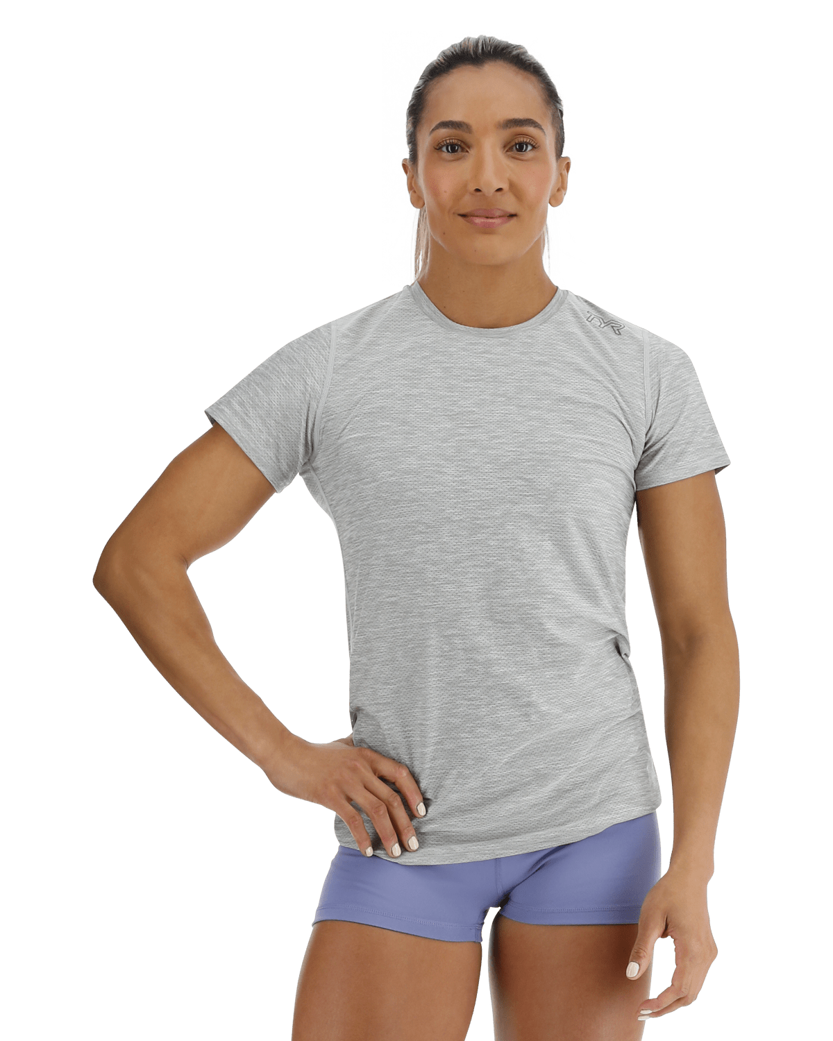 Airtec™ Women's Short Sleeve Tee - Solid | TYR Exclusive