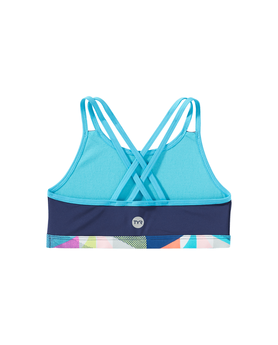 Durafast Lite® Girl's Olivia Top - Jigsaw | TYR Classic