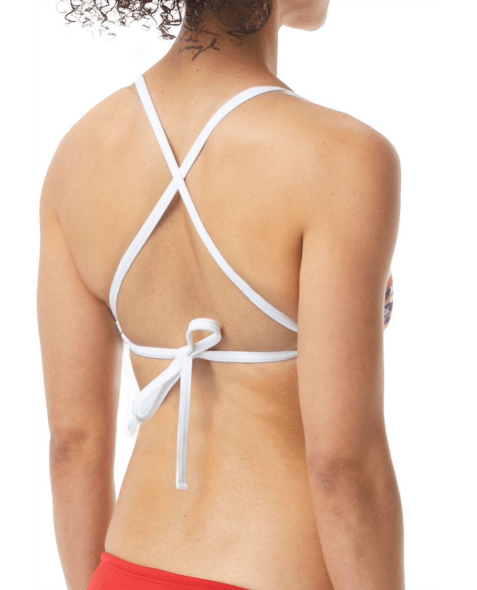 Durafast One® Women's PacificTieback Top - All American | TYR Popular