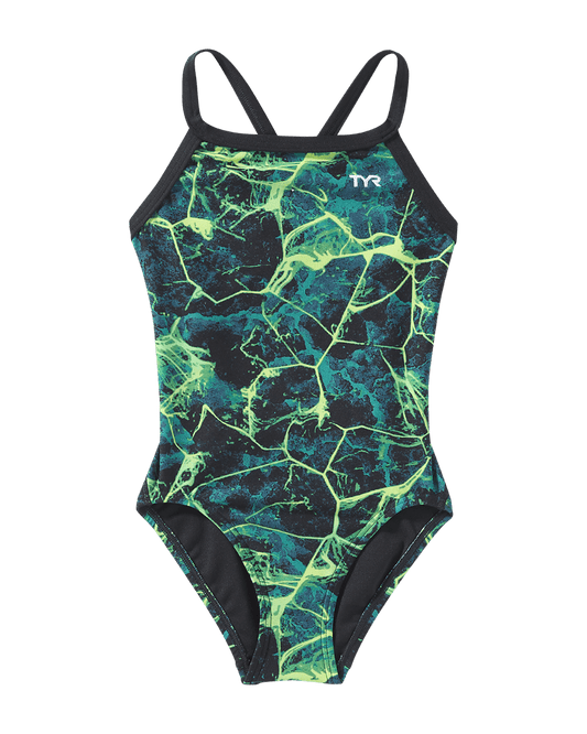 Durafast Elite® Girl's Diamondfit Swimsuit - Synapse | TYR Trending