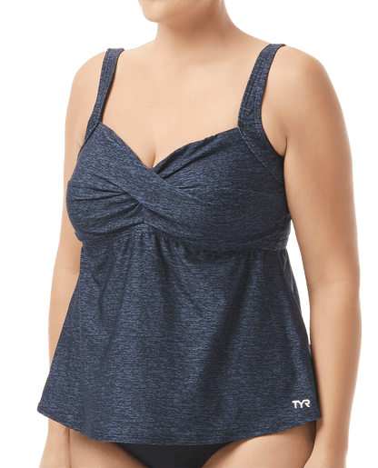 Women's Twisted Bra Tankini Plus - Mantra | TYR Best Seller
