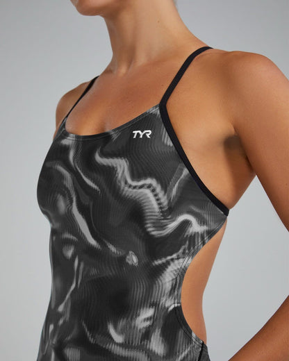 Durafast Elite® Women's Cutoutfit Swimsuit - Waveform | TYR Trending