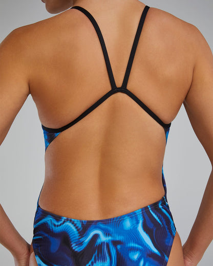 Durafast Elite® Women's Cutoutfit Swimsuit - Waveform | TYR Trending
